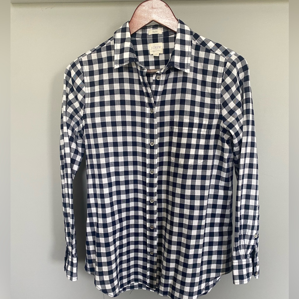 J. Crew Check Button Down